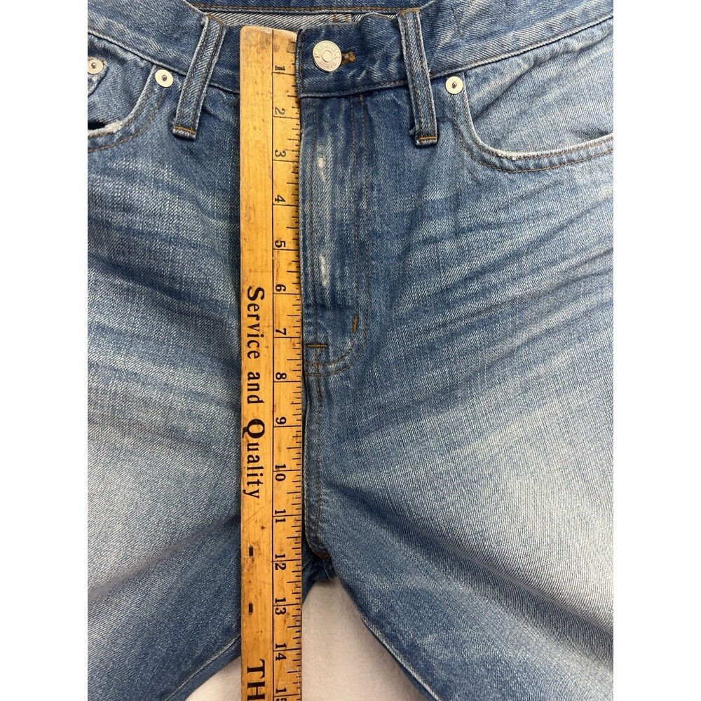Madewell Perfect Vintage Jeans Womens 32 High‎ Rise Distressed Straight Denim - Picture 13 of 13